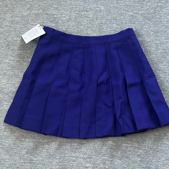 Vintage NWT Dynamic Team Sports Indigo Pleated Skirt Sz. S - Picture 4 of 4
